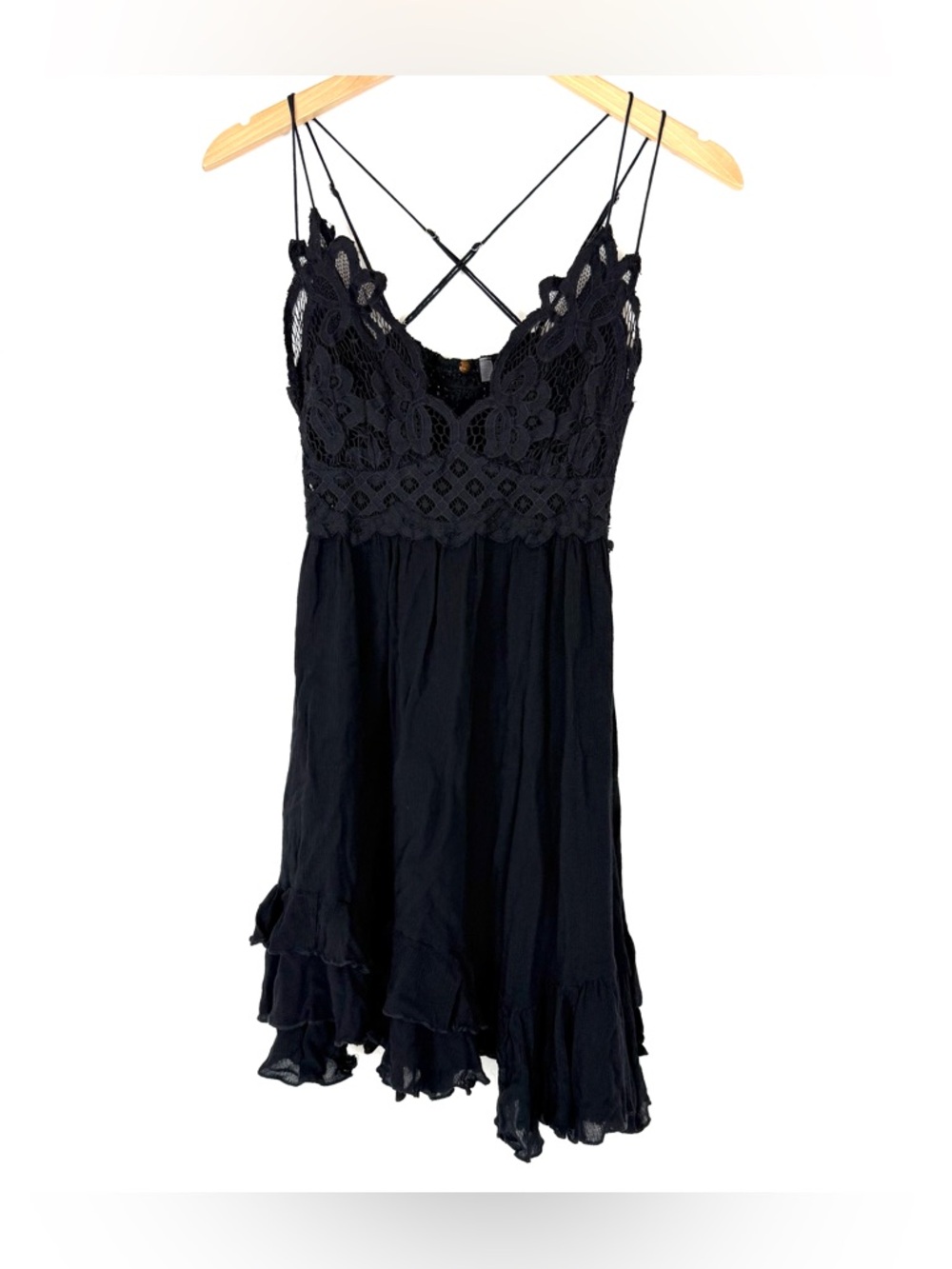 Free People One Adella mini dress black - Picture 2 of 8